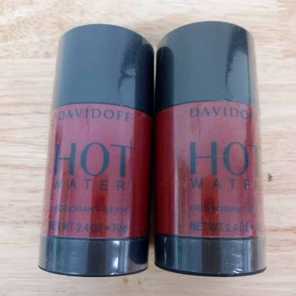 2X Davidoff Hot Water Deodorant Stick 75ml each SEALED - Picture 2 of 4